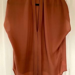 Relaxed Silk Like Blouse